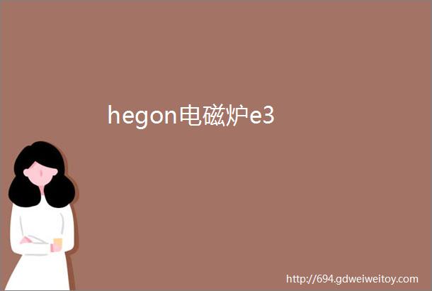 hegon电磁炉e3